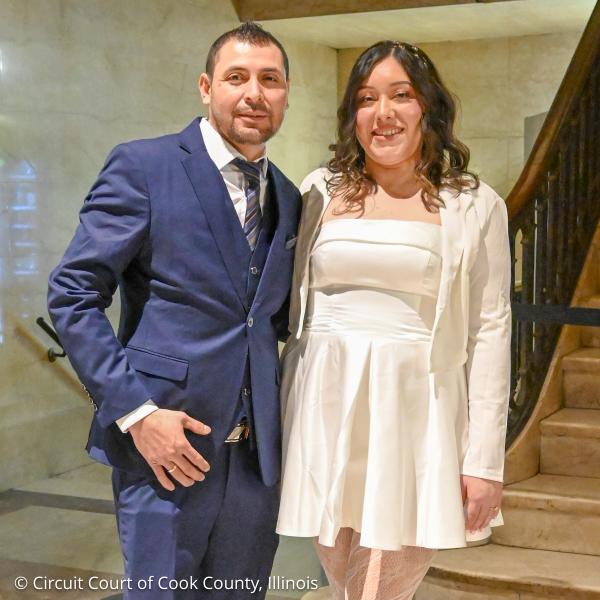 Pictured is Alfredo Mora and Ingrid Figueroa, from South Elgin